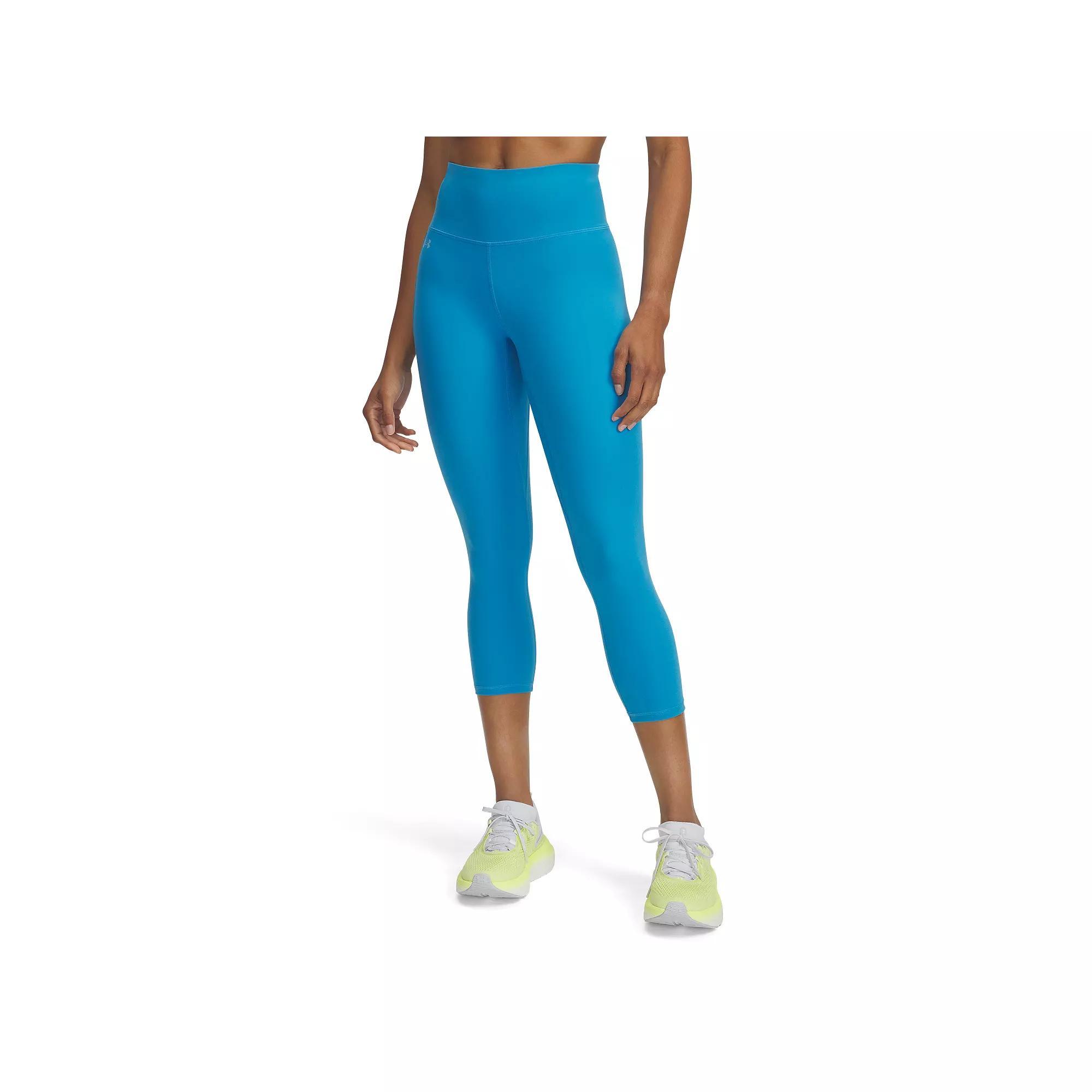 Women's Under Armour Motion Capri Leggings, Size: Large, Ether Blue Product Image