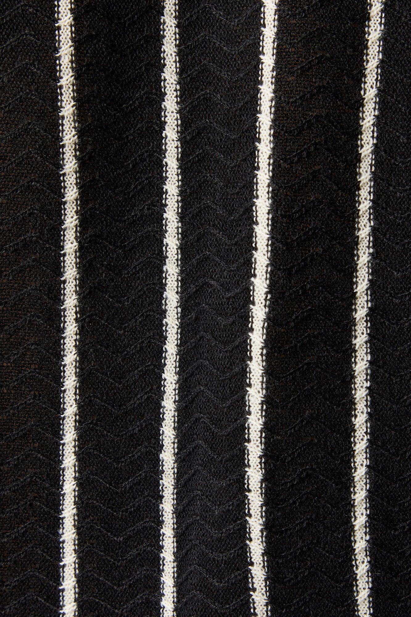 Knit Striped Cardigan Male Product Image