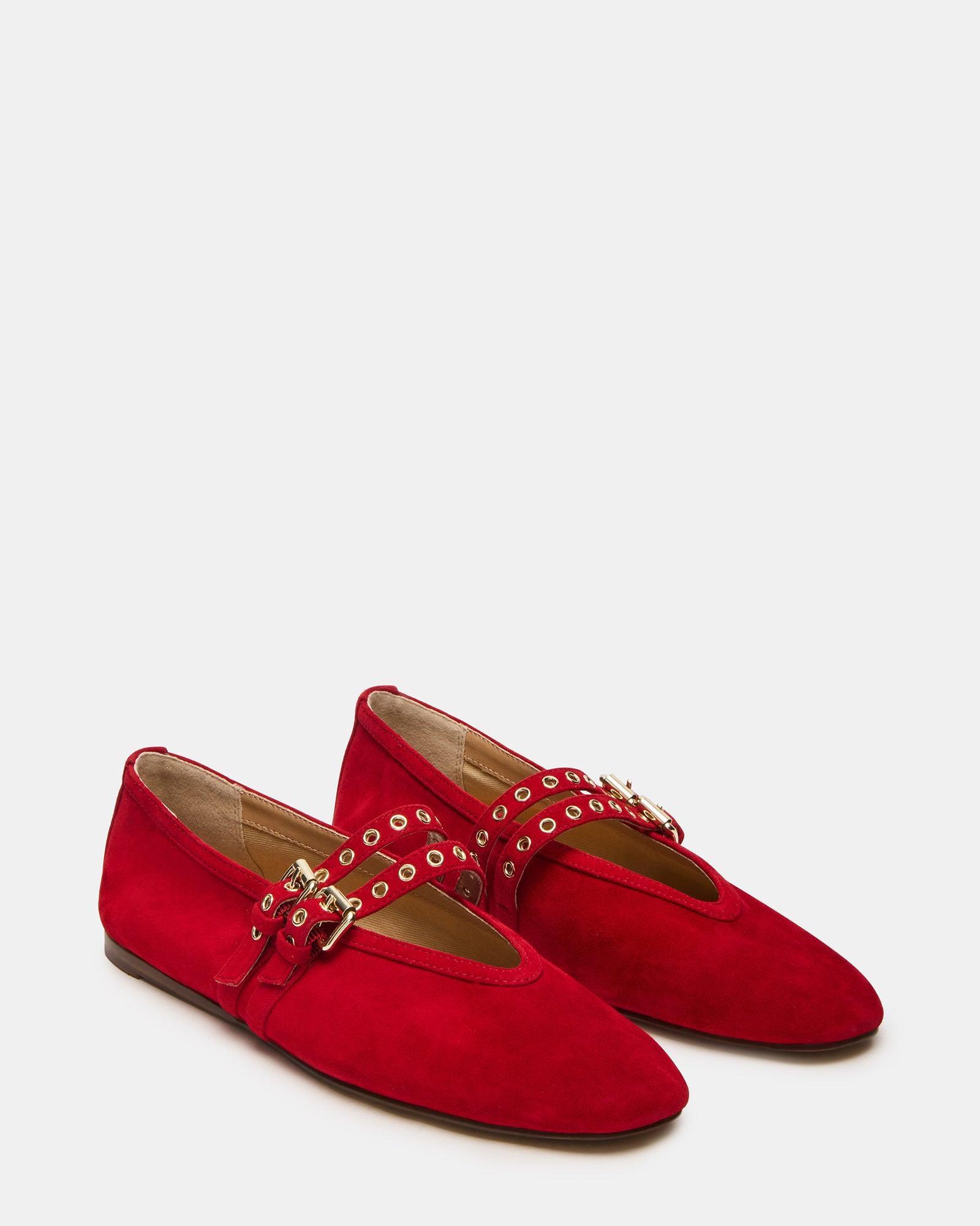 LYDIA RED SUEDE Female Product Image