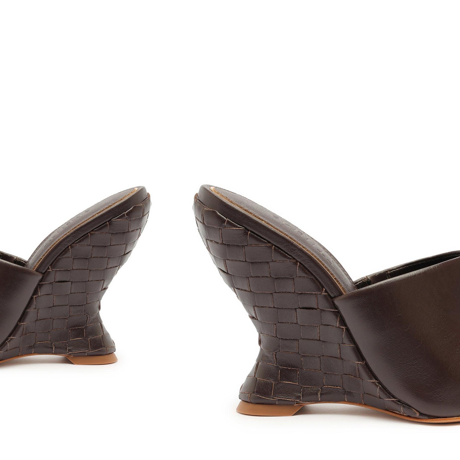 Aprill Woven Leather Sandal Female Product Image