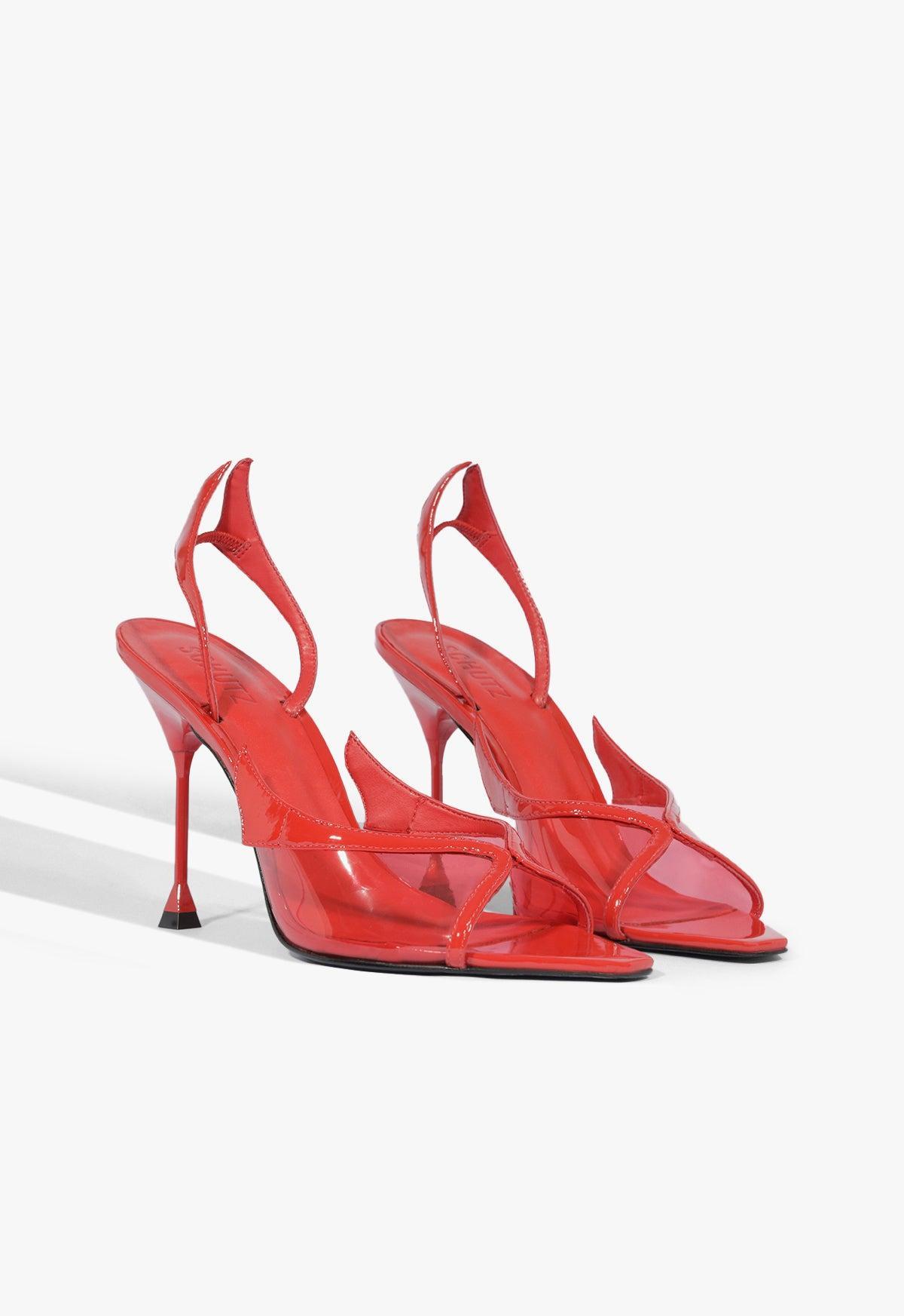 Zya Sling Patent Leather Sandal Product Image