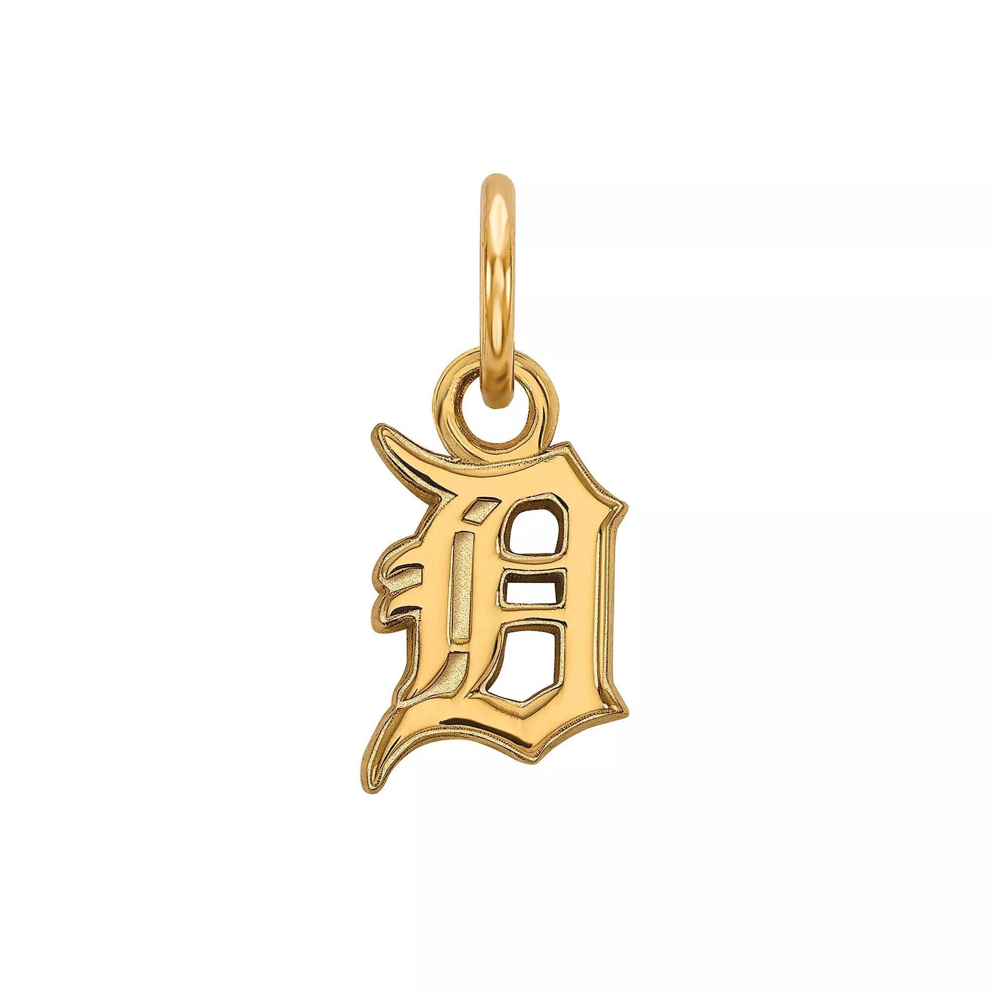 LogoArt Sterling Silver Detroit Tigers Extra Small Pendant, Women's, Size: 16MM Product Image