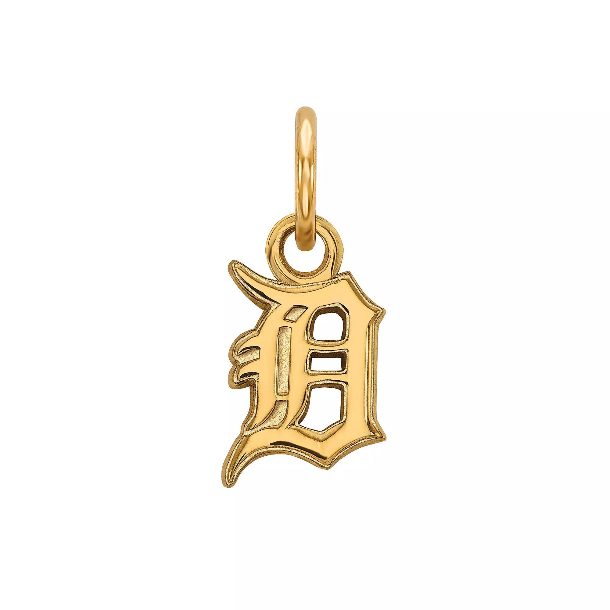 LogoArt Sterling Silver Detroit Tigers Extra Small Pendant, Women's, Size: 16MM Product Image