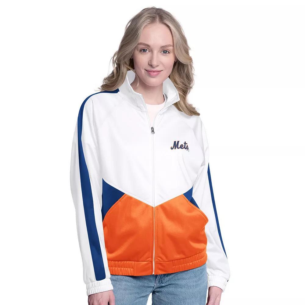 Womens G-III 4Her by Carl Banks /Black Cincinnati Bengals Rally Rhinestone Full-Zip Track Jacket Product Image