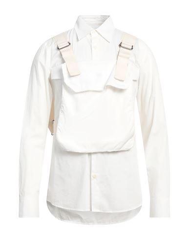 DRIES VAN NOTEN Man Shirt White Size 40 Cotton Product Image