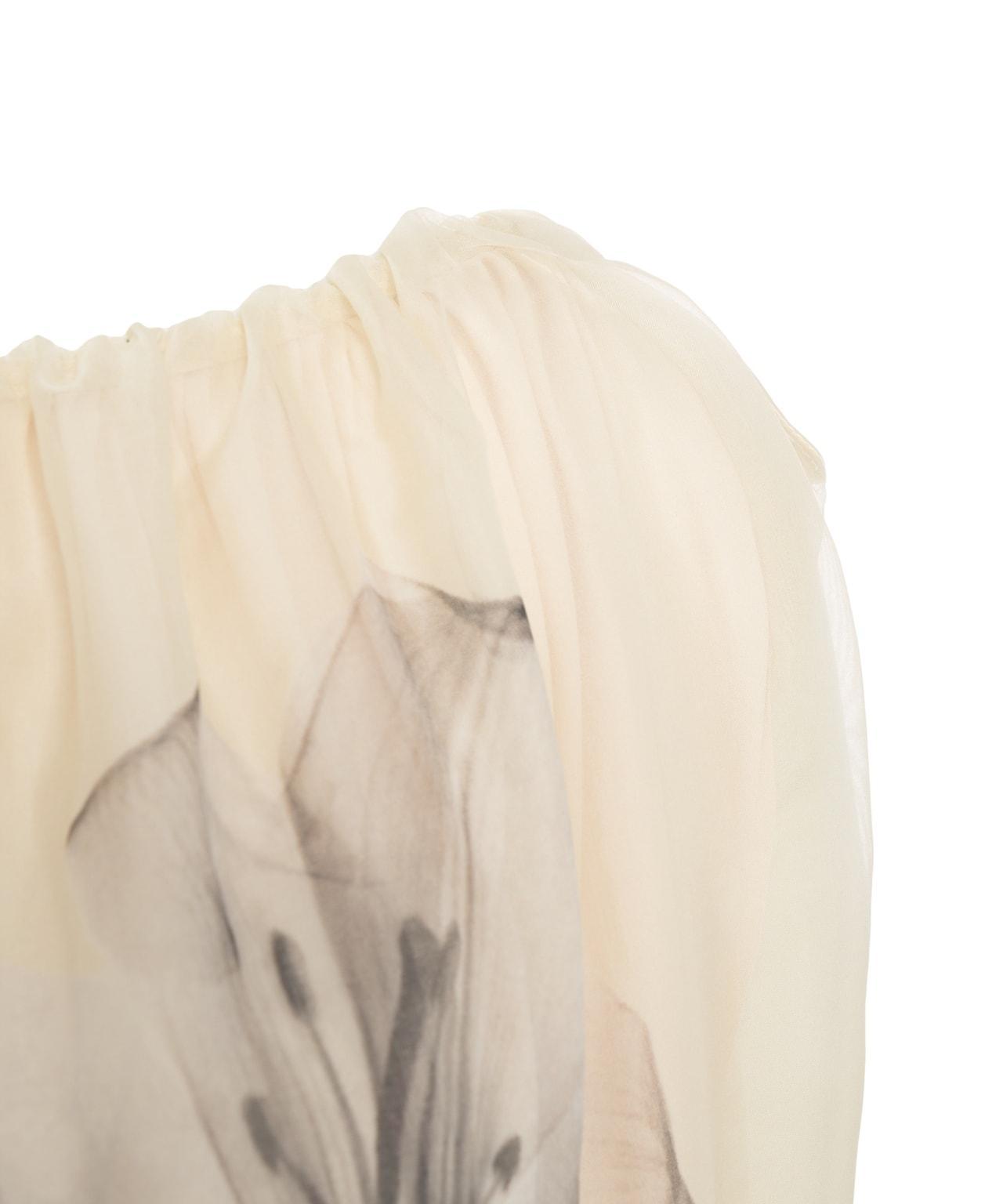 Off-shoulder silk dress 'Veronika' Product Image