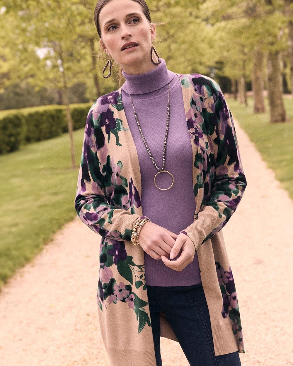 Floral Cardigan Product Image
