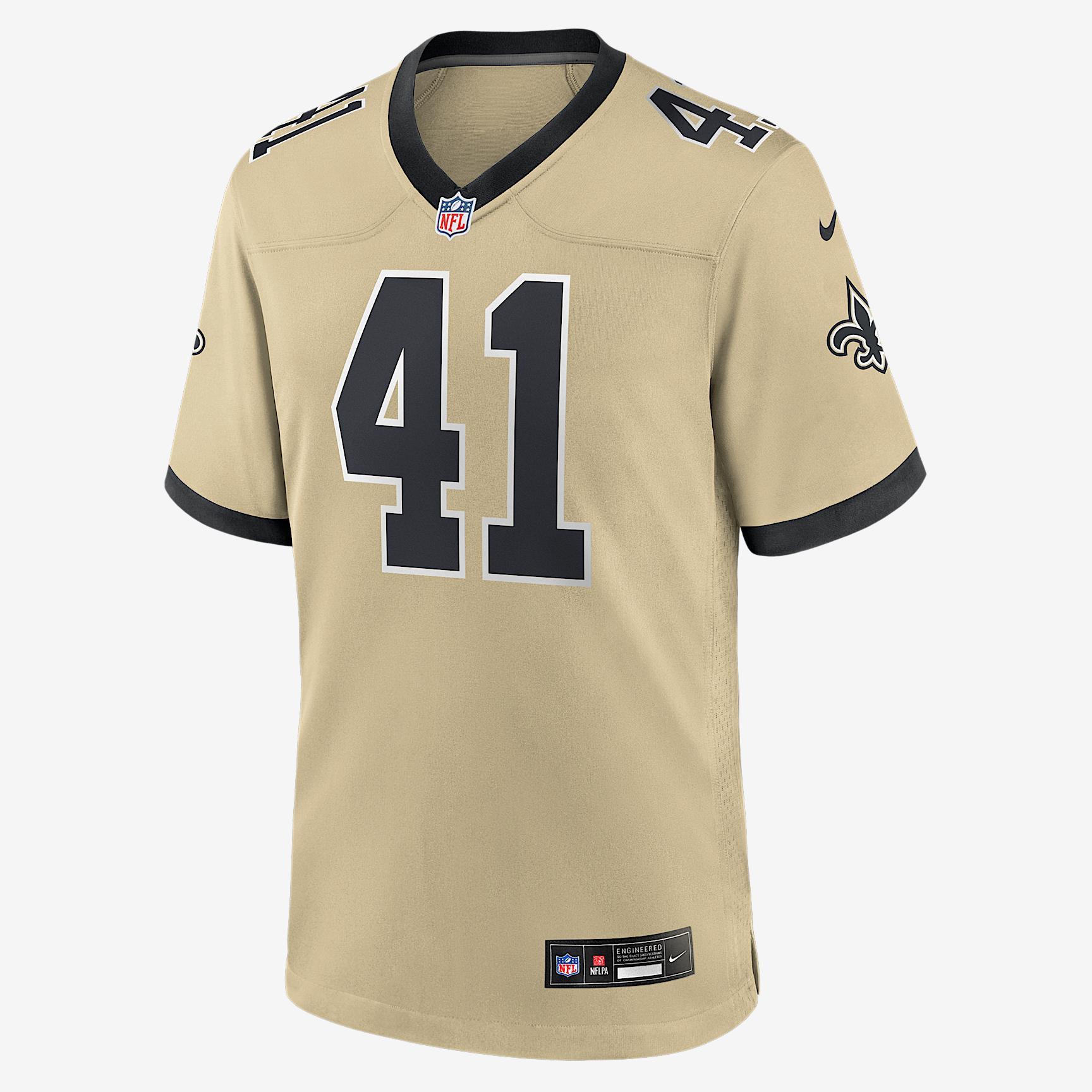 Alvin Kamara New Orleans Saints Men's Nike NFL Game Jersey Product Image