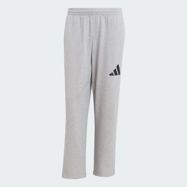 adidas Essentials Wide Leg 3 Bar Logo Pants Warm Clay XL Mens Product Image