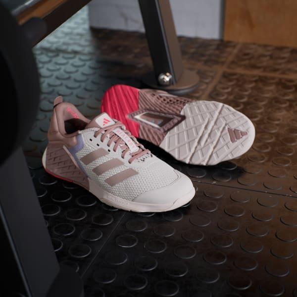 adidas Dropset 3 strength training shoes Lucid Pink 5 Womens Product Image