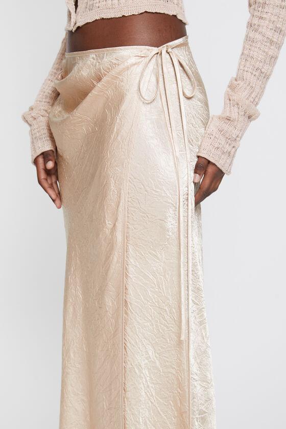 Satin wrap skirt Product Image