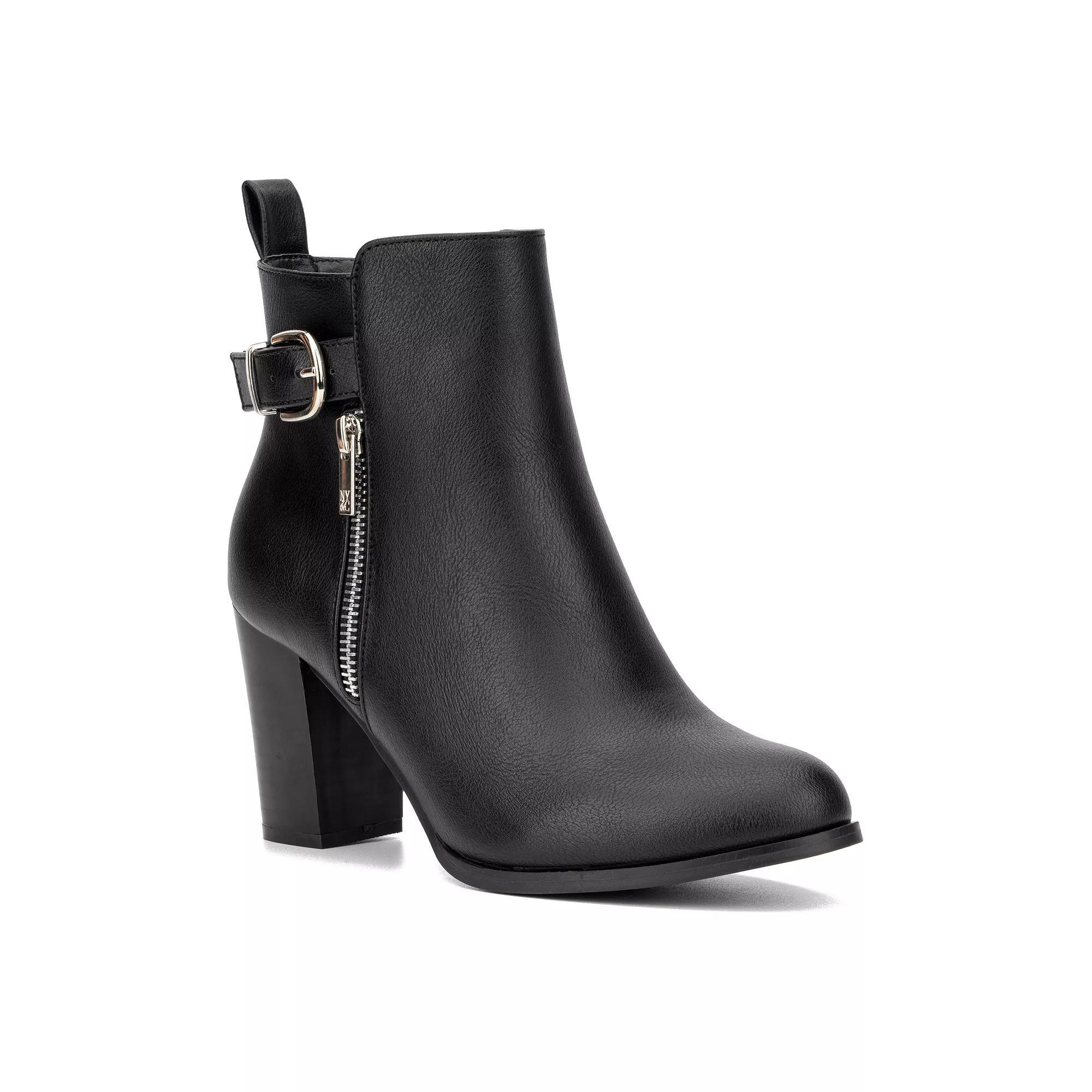 New York & Company Angie Women's Ankle Boots, Size: 6.5, Black Product Image