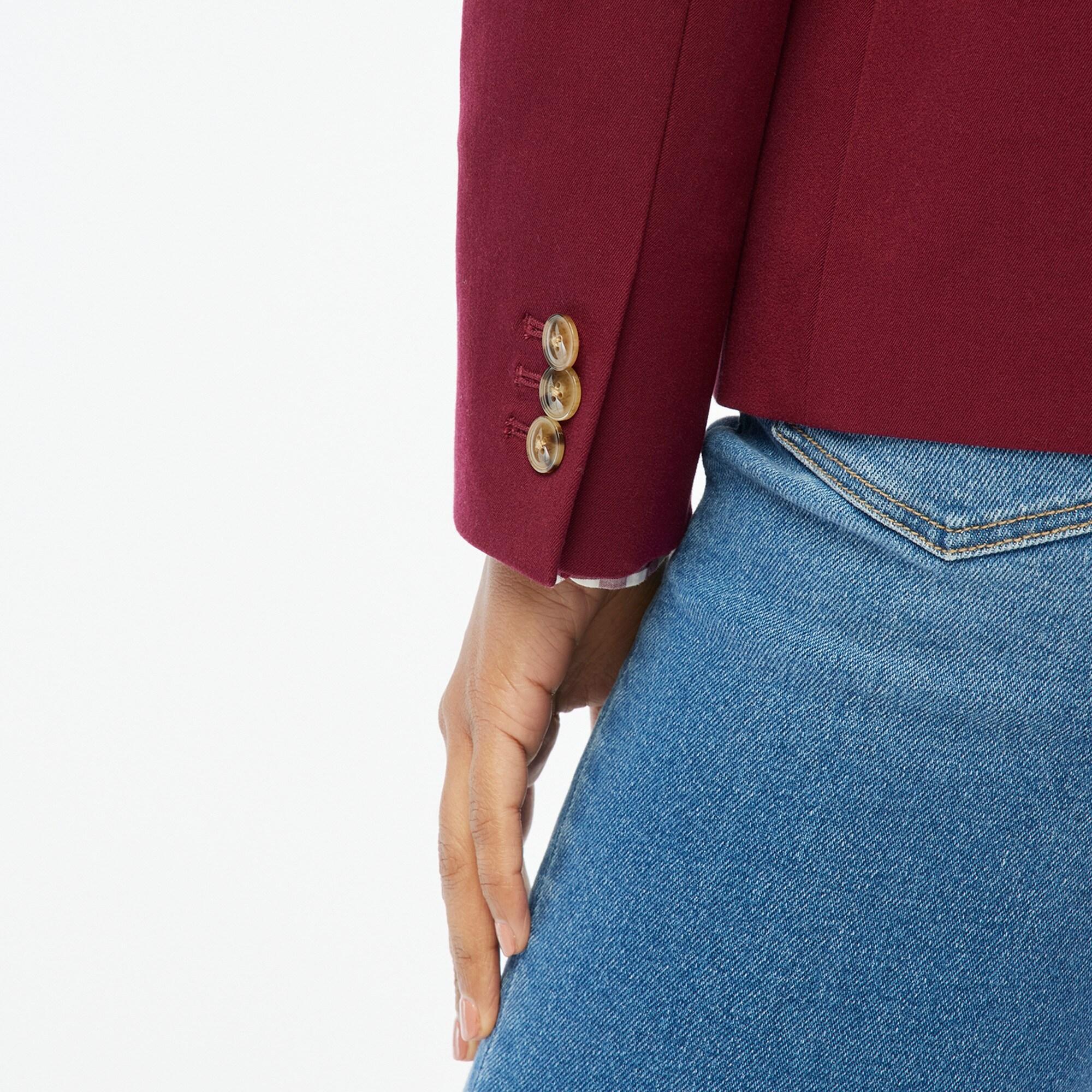 Cotton-blend two-button blazer Product Image