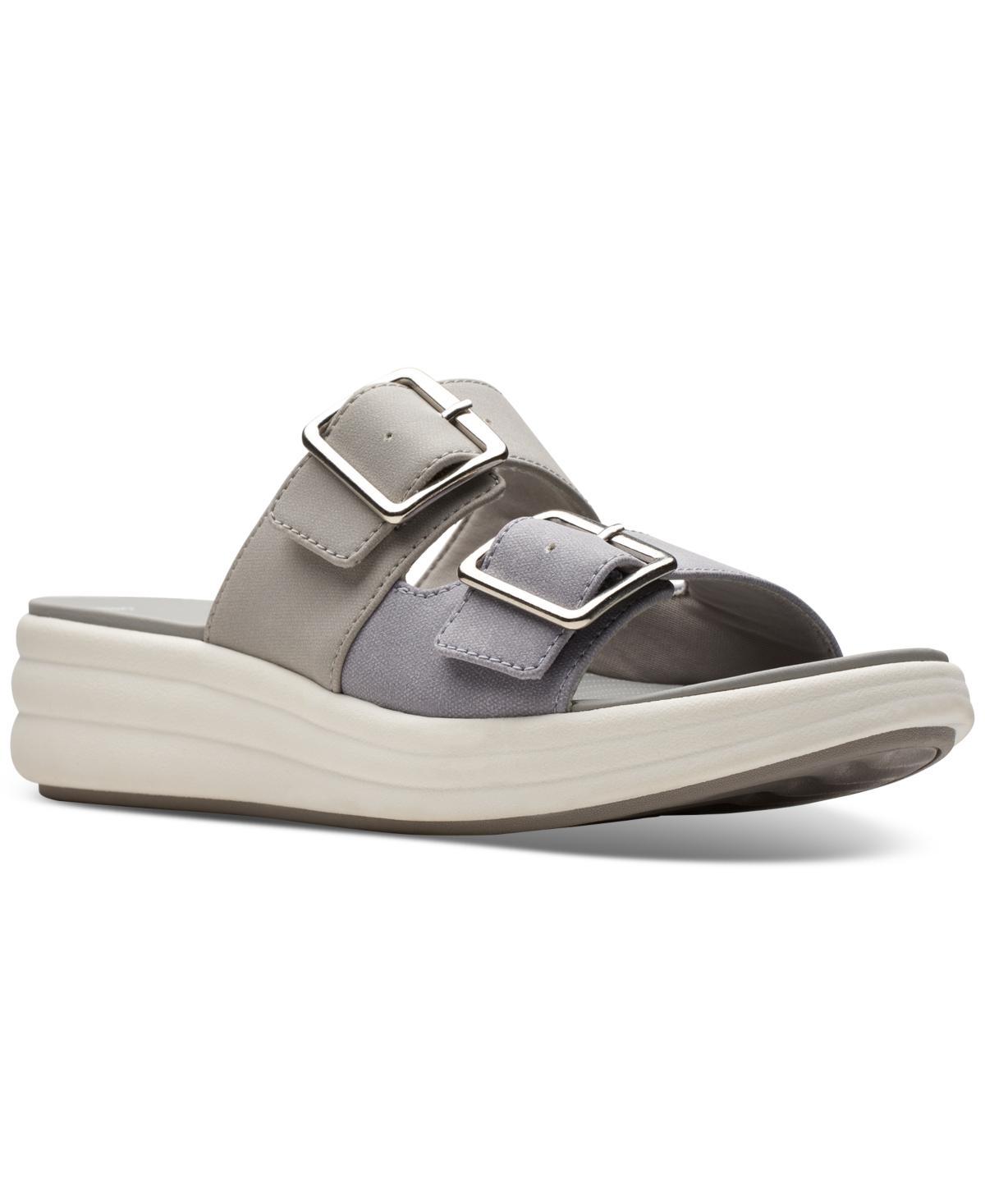 Clarks® Cloudsteppers Drift Women's Buckle Sandals, Size: 8.5 Medium, Black Product Image