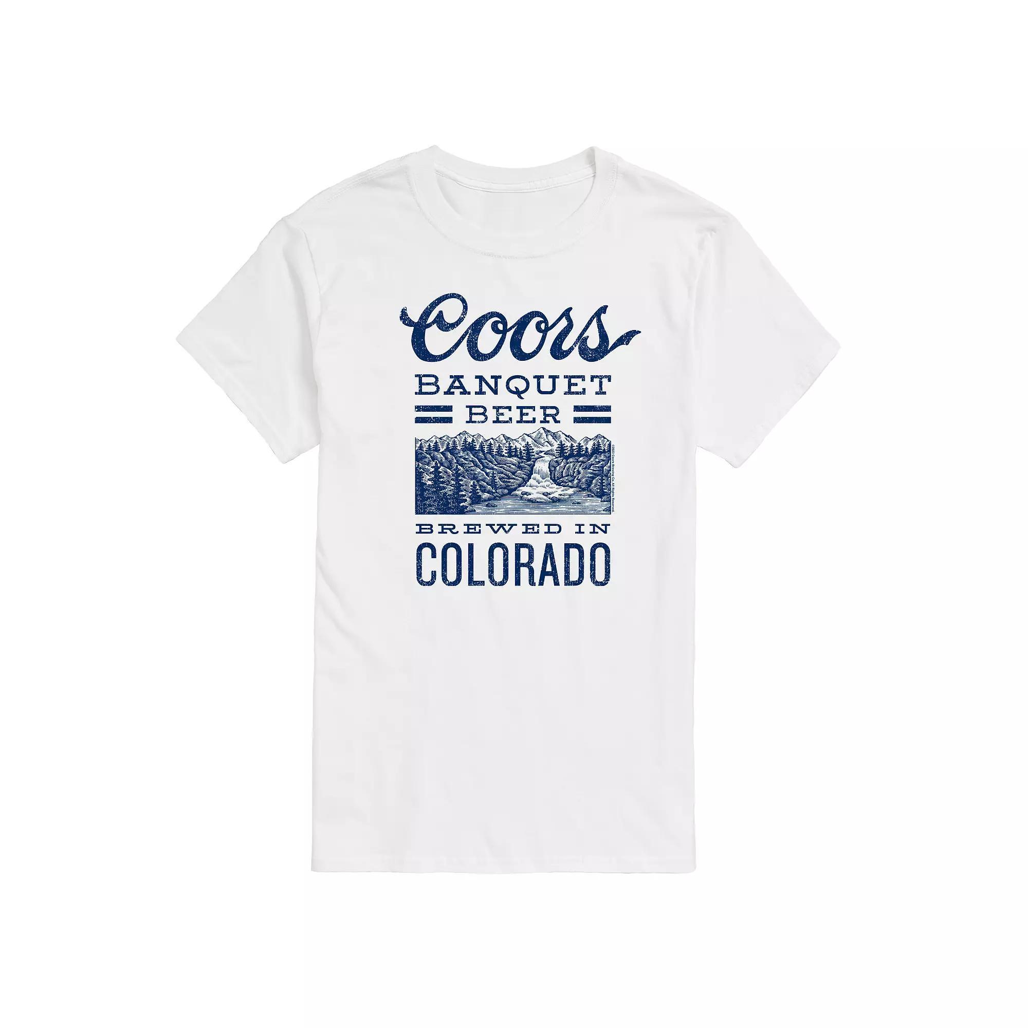 Mens Coors Banquet Beer Colorado Graphic Tee Product Image