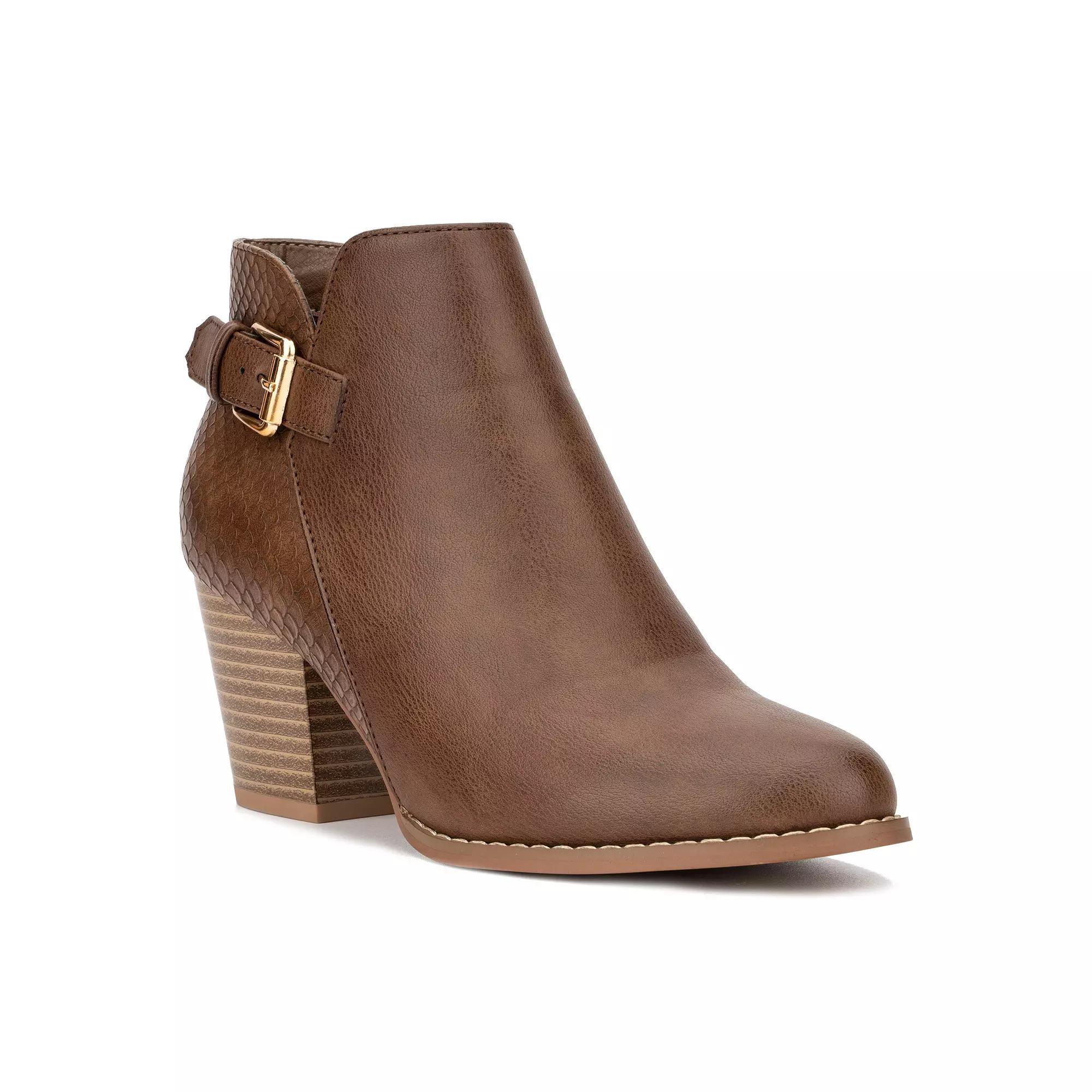 New York & Company Jamie Women's Ankle Boots, Size: 11, Brown Product Image