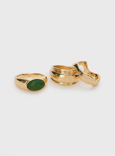 Esteban Ring Pack Gold Product Image