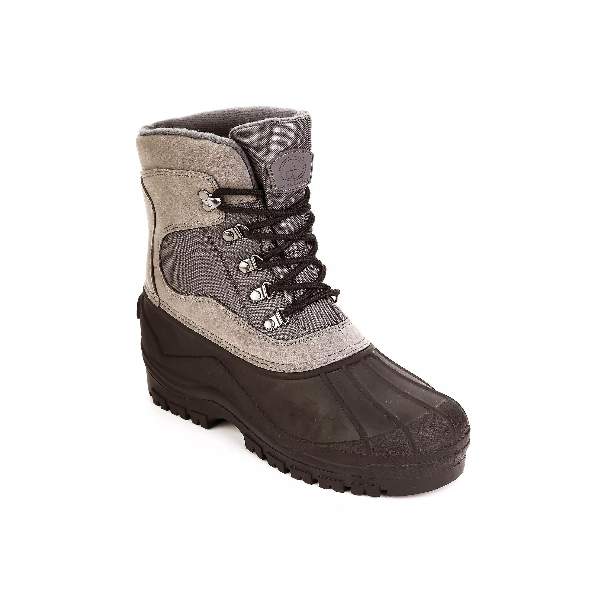 Polar Range Men's Peak Cold Weather Boots, Size: 10, Gray Product Image