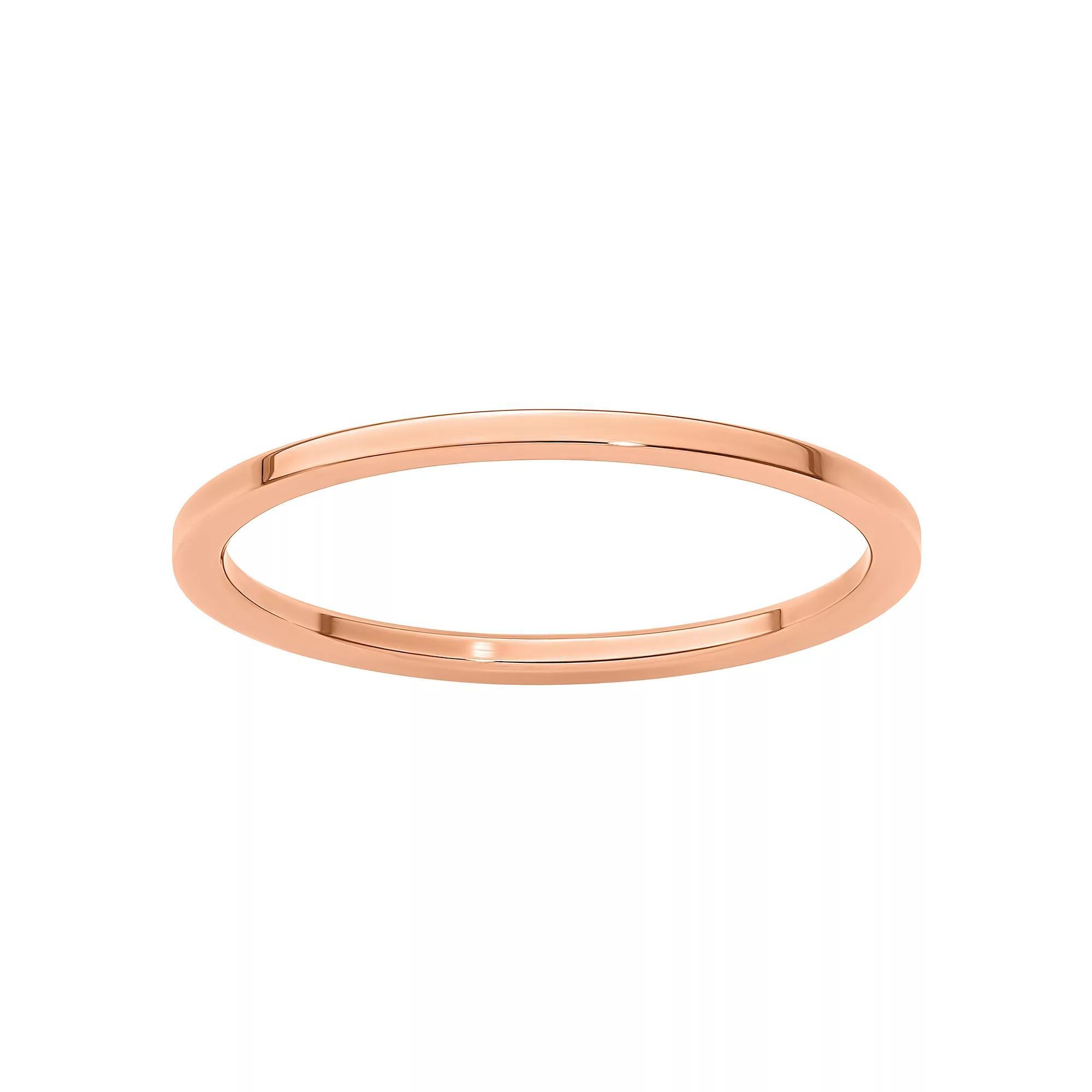 Stacks & Stones 10k Gold 1.2 mm Flat Stackable Band, Women's, Size: 9.50 Product Image