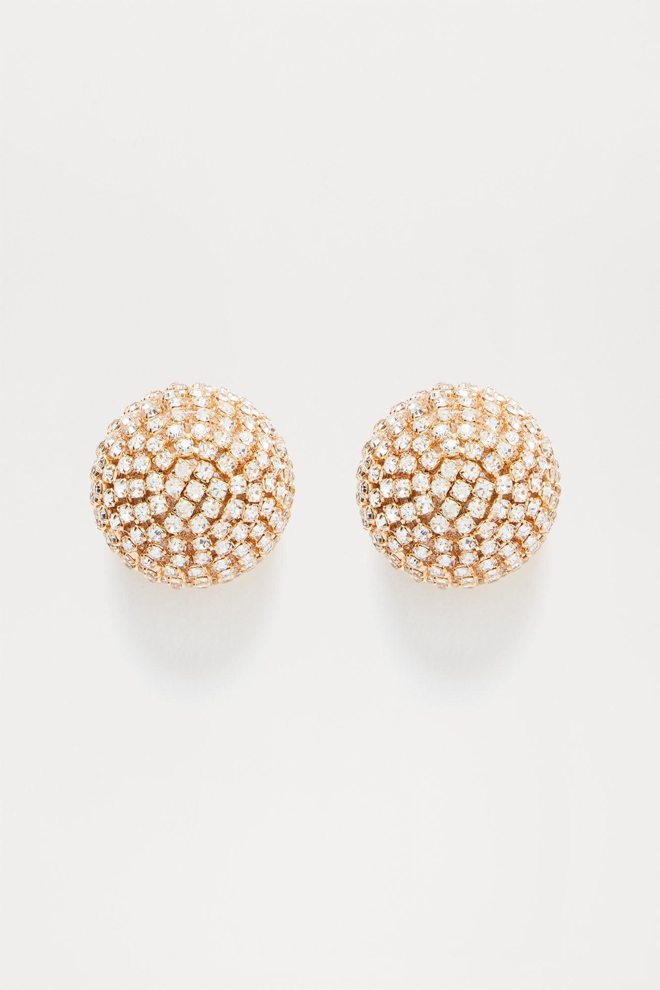 Dont Drop The Ball Earrings - Gold Product Image