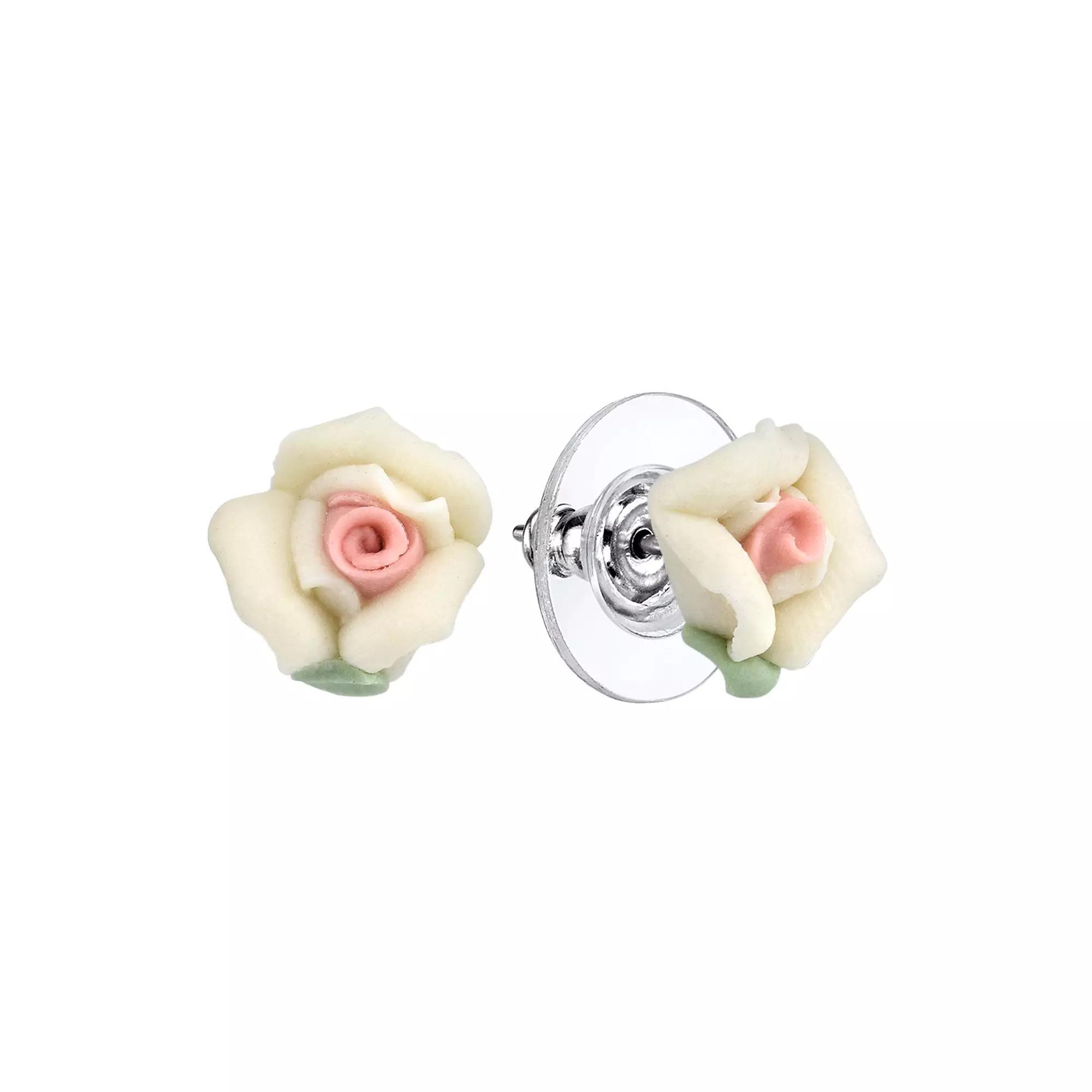 1928 Flower Stud Earrings, Womens, Multi Product Image