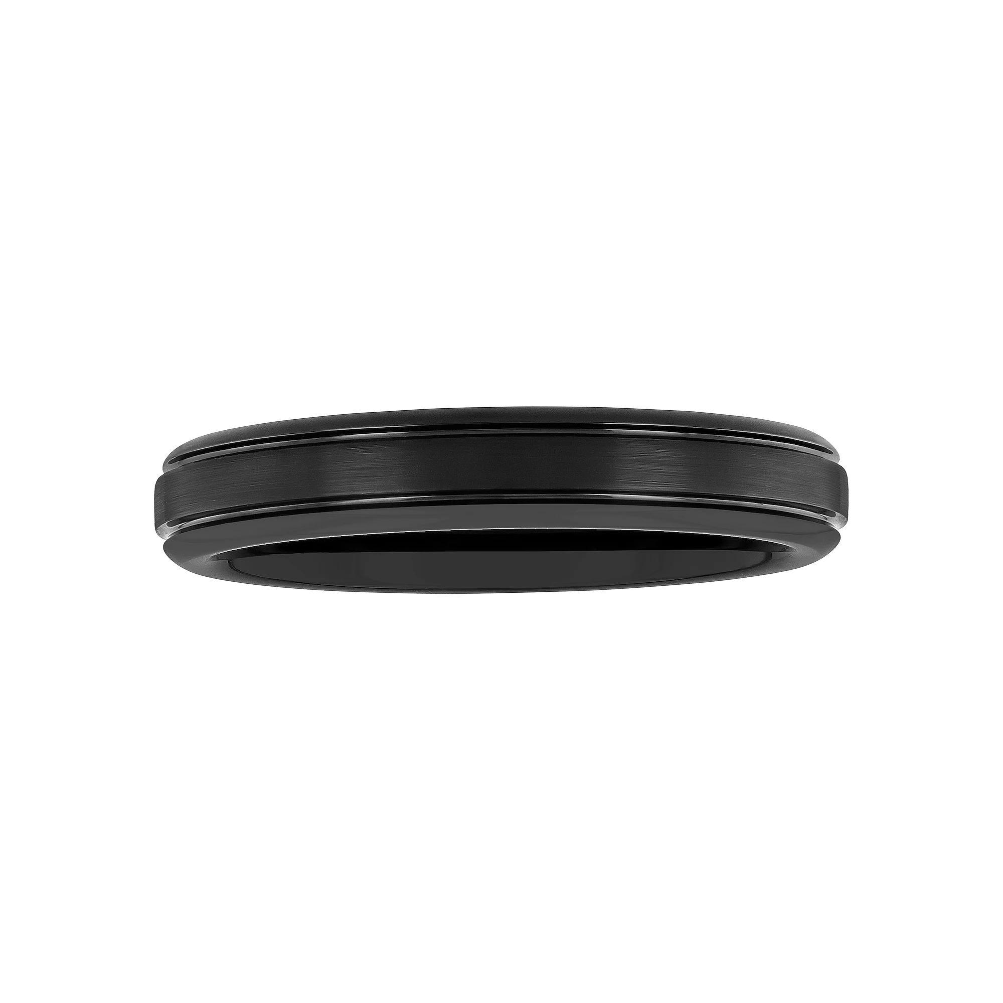 Men's Jewelry Nation Tantalum Black Ion Plated Fashion Wedding Band, Size: 15 Product Image