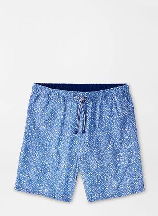 Peter Millar Mens Beachcomber Swim Trunk | Color: Moon Blue | Size: S Product Image