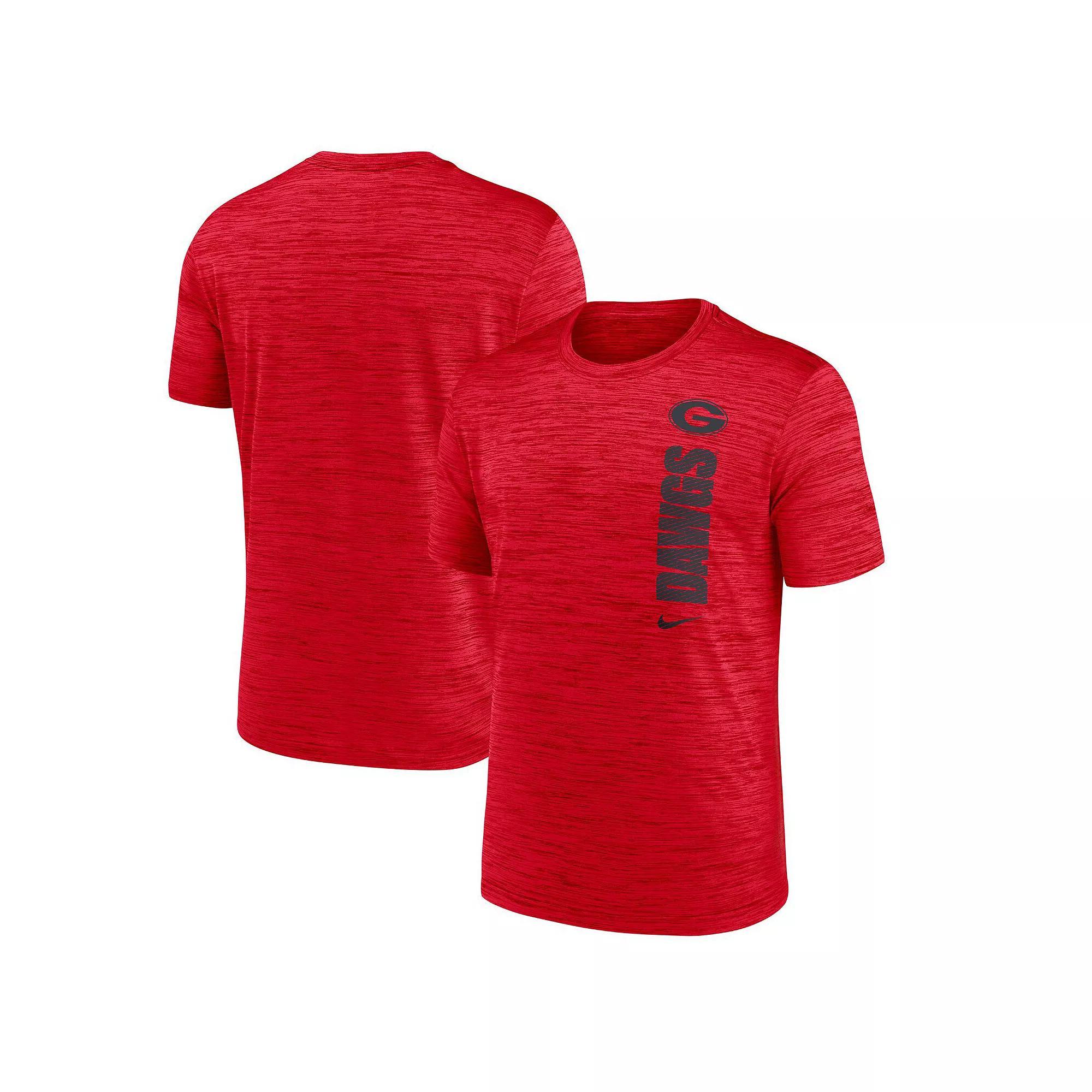 Men's Nike Red Georgia Bulldogs 2024 Sideline Velocity Performance T-Shirt, Size: XL Product Image
