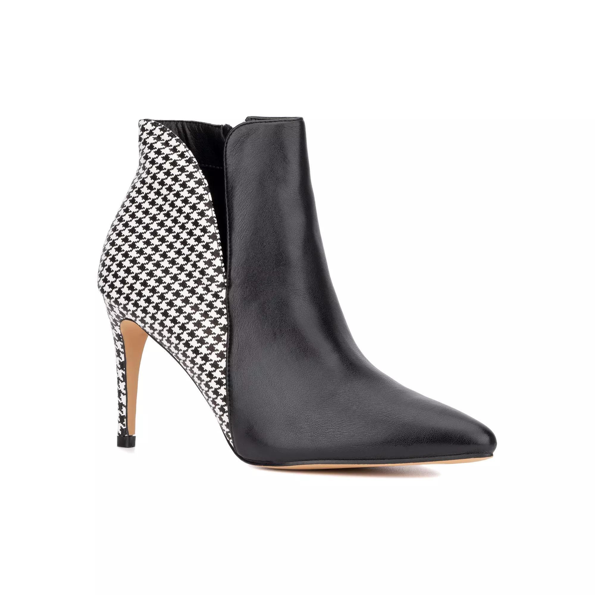 New York & Company Emani Women's Heeled Ankle Boots, Size: 8, Black Product Image