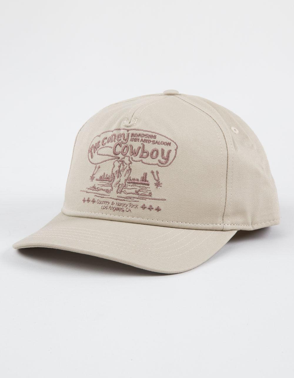 CONEY ISLAND PICNIC Cowboy Snapback Hat - NATURAL Product Image