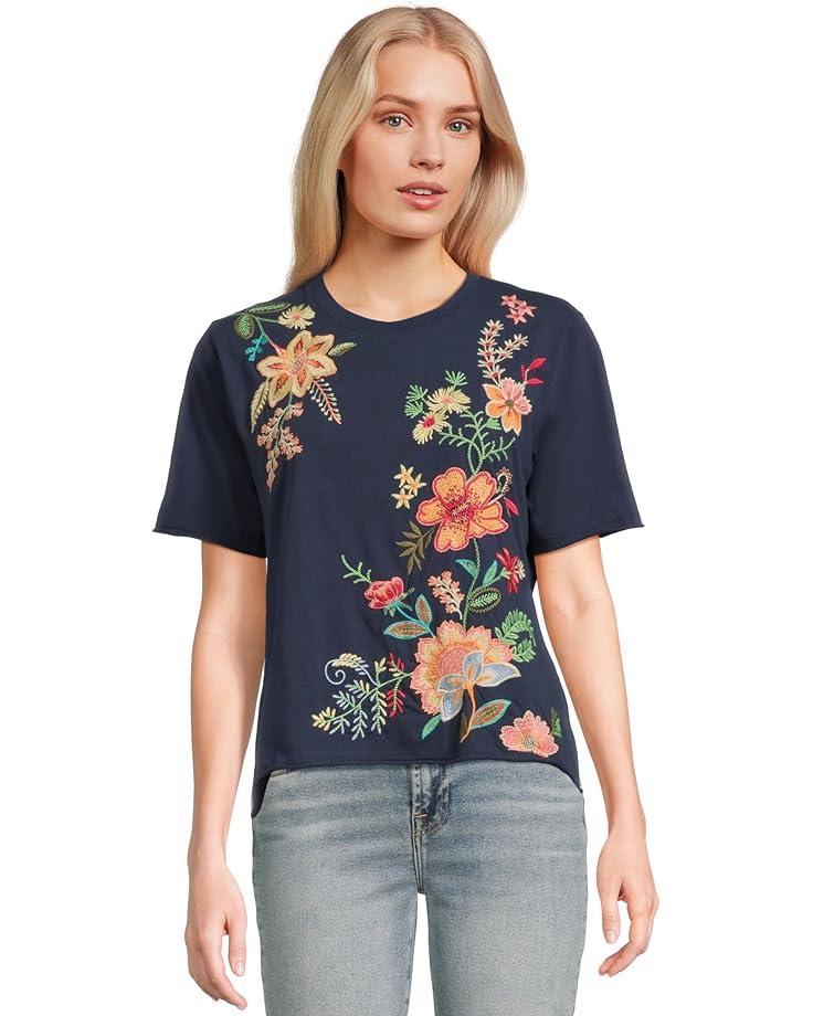 V-neck Short Sleeve Tee - Nicolette Product Image