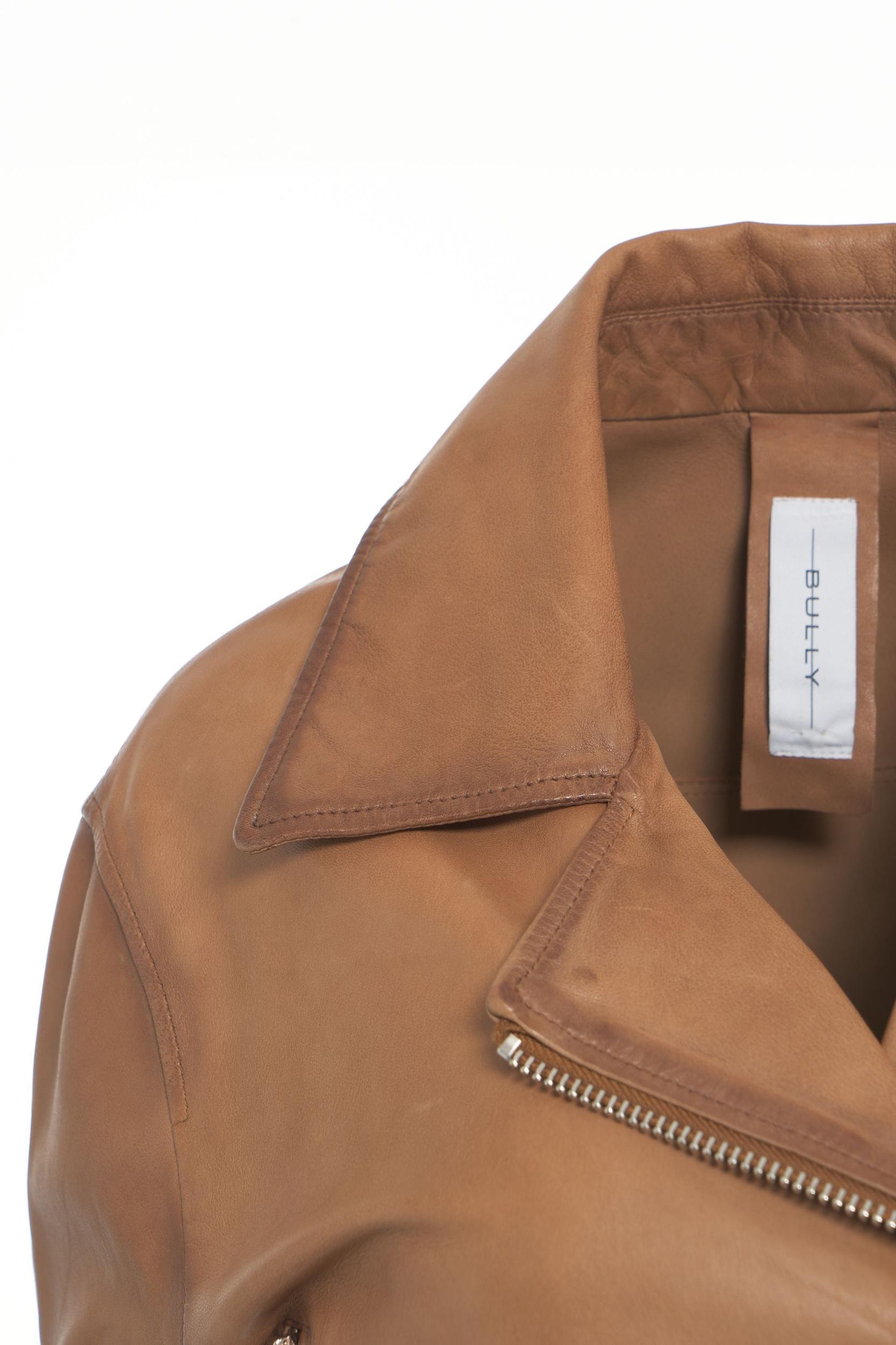 Leather biker jacket Product Image
