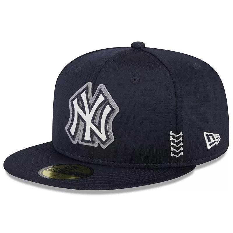 Men's New Era Navy New York Yankees 2024 Clubhouse 59FIFTY Fitted Hat, Size: 7 1/8, Blue Product Image