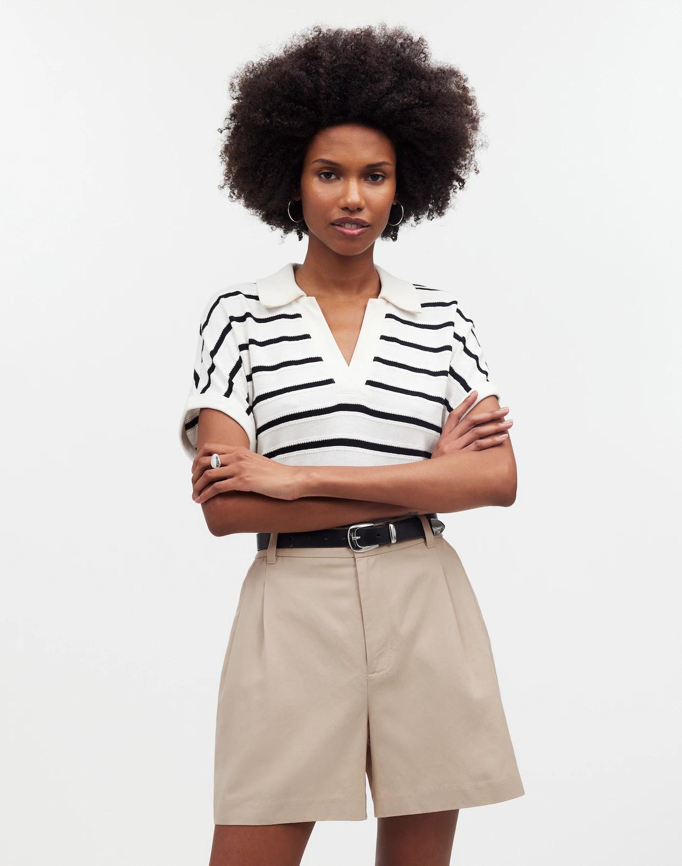 The Harlow Short in Drapey Twill Product Image