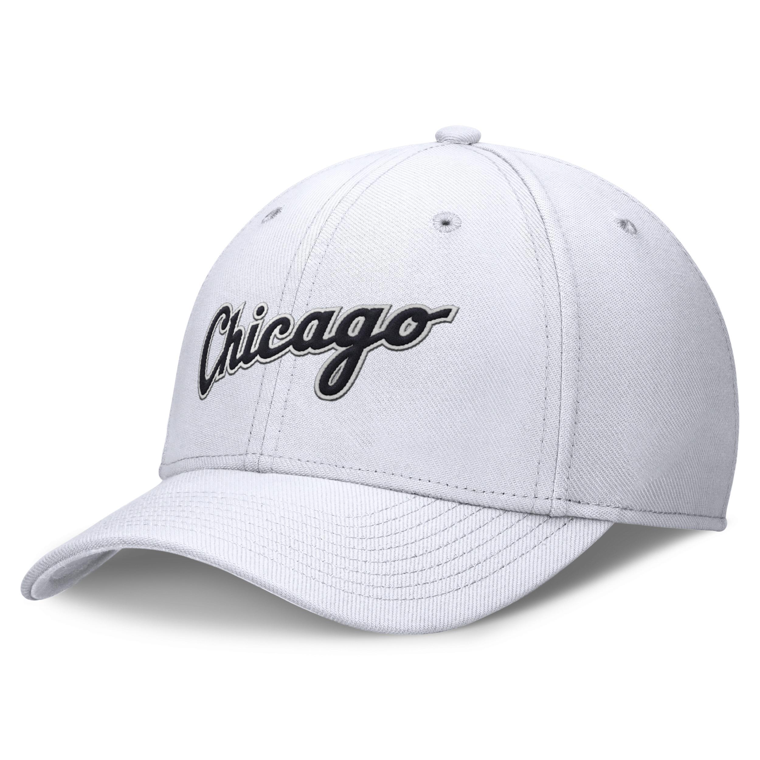 Men's Nike White Chicago White Sox Evergreen Performance Flex Hat, Size: Large/XL Product Image