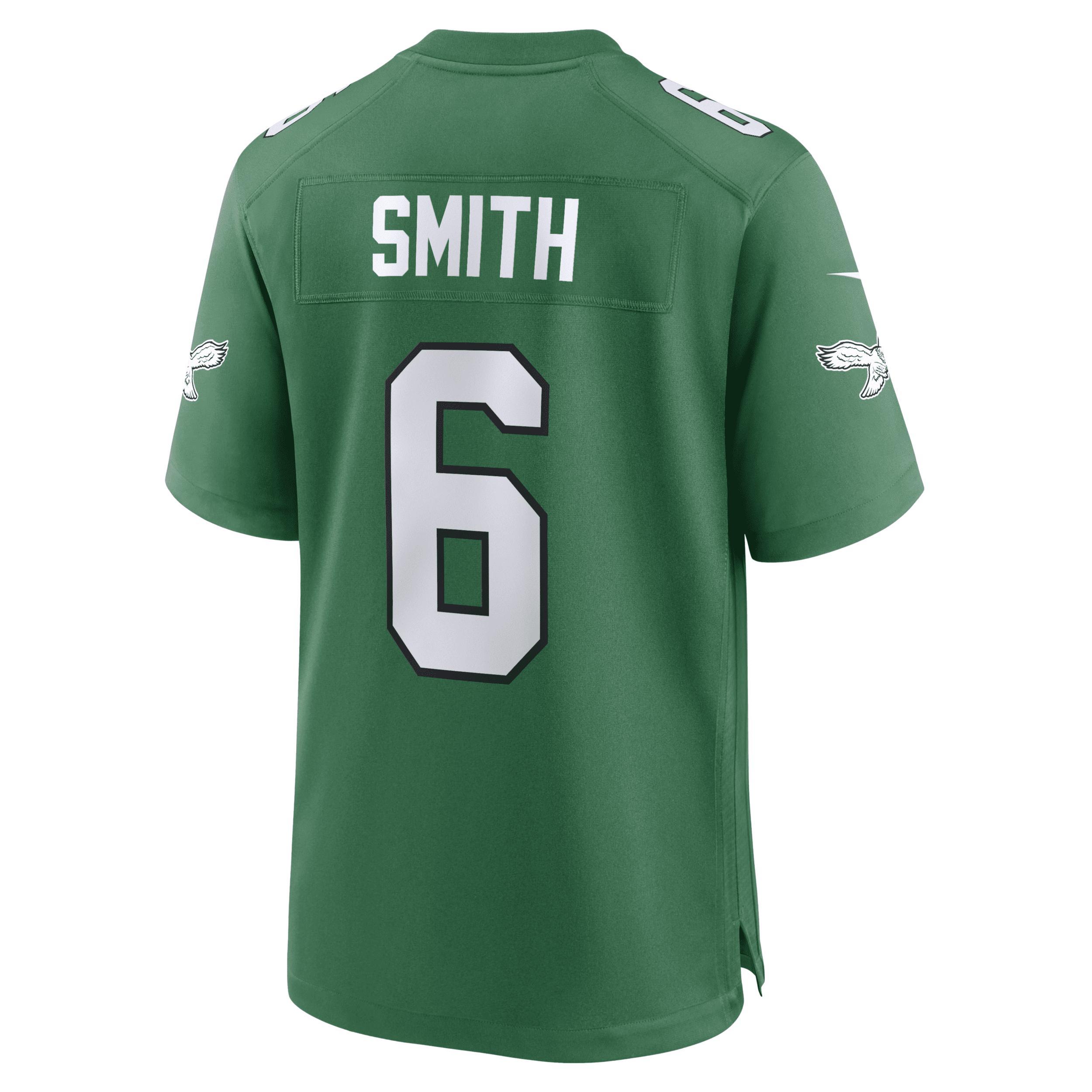 Men's Nike DeVonta Smith Kelly Green Philadelphia Eagles Alternate Game Player Jersey, Size: Medium Product Image