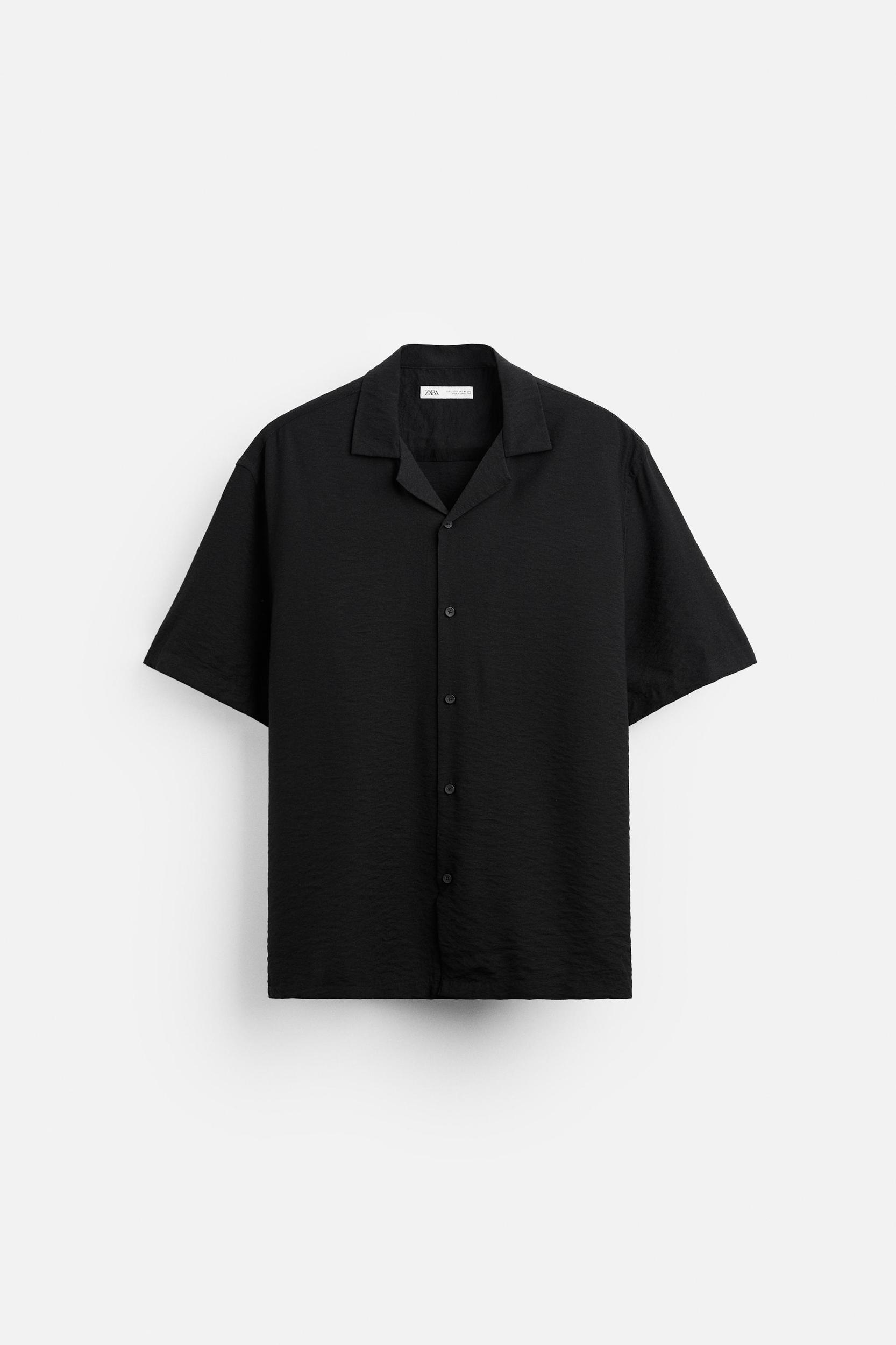 STRUCTURED VISCOSE BLEND SHIRT Product Image