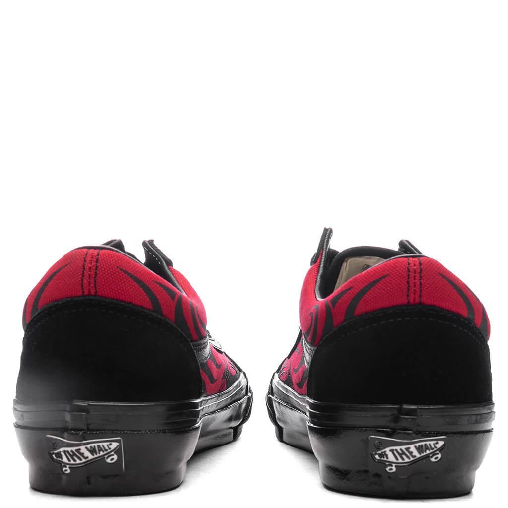 Premium Old Skool Y2K Flame - Black/Red Male Product Image