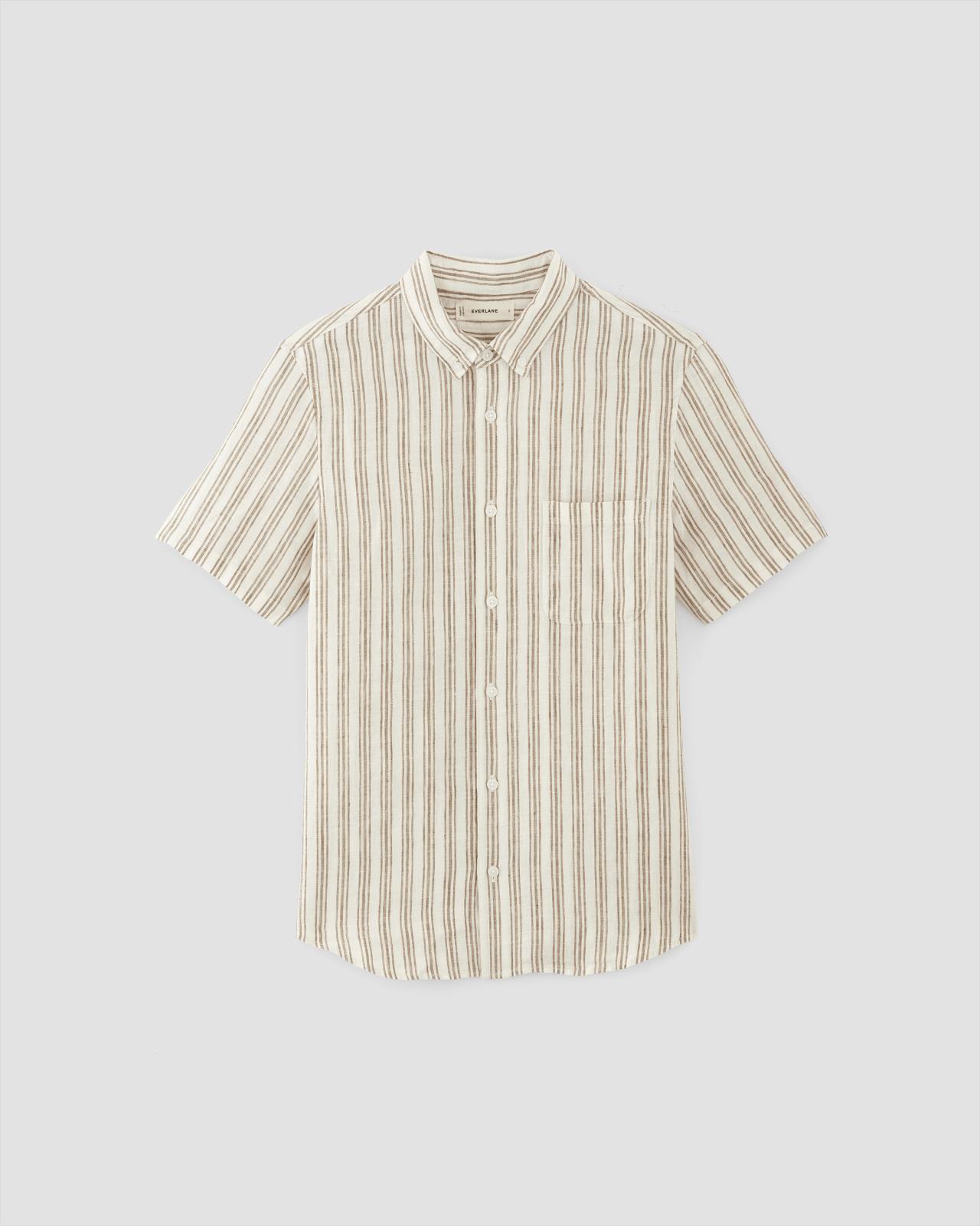 The Classic Short-Sleeve Shirt in Linen Product Image