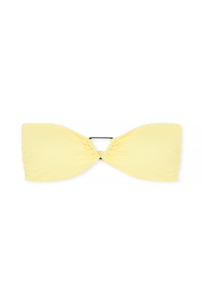 Triangle Detail Bandeau Bikini Top Product Image
