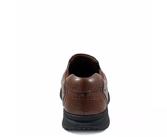 Nunn Bush® Cam Men's Moc Toe Casual Slip-On Shoes, Size: 14 Wide, Red Tumble Product Image