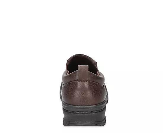 Easy Works by Easy Street Garland Slip-Resistant Flat Shoes, Women's, Size: 6, Brown Product Image
