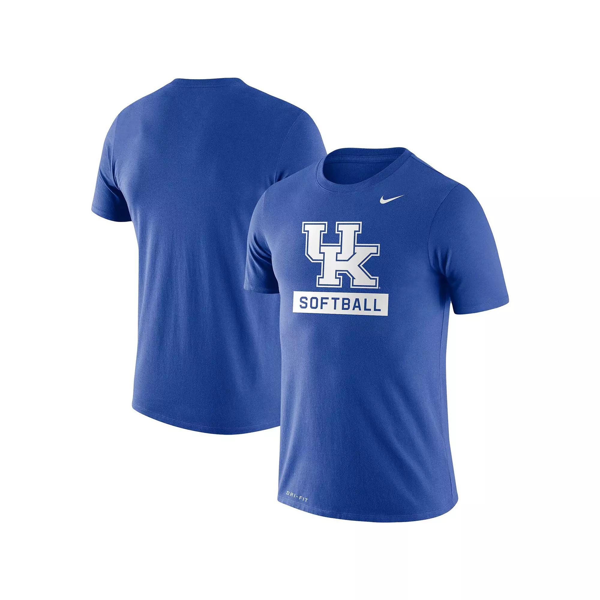 Men's Nike Royal Kentucky Wildcats Softball Drop Legend Performance T-Shirt, Size: 2XL, Blue Product Image