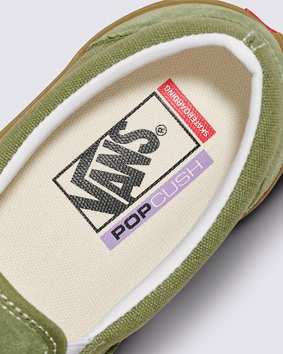 Skate Slip-On Shoe in Green / Gum| Vans US Product Image