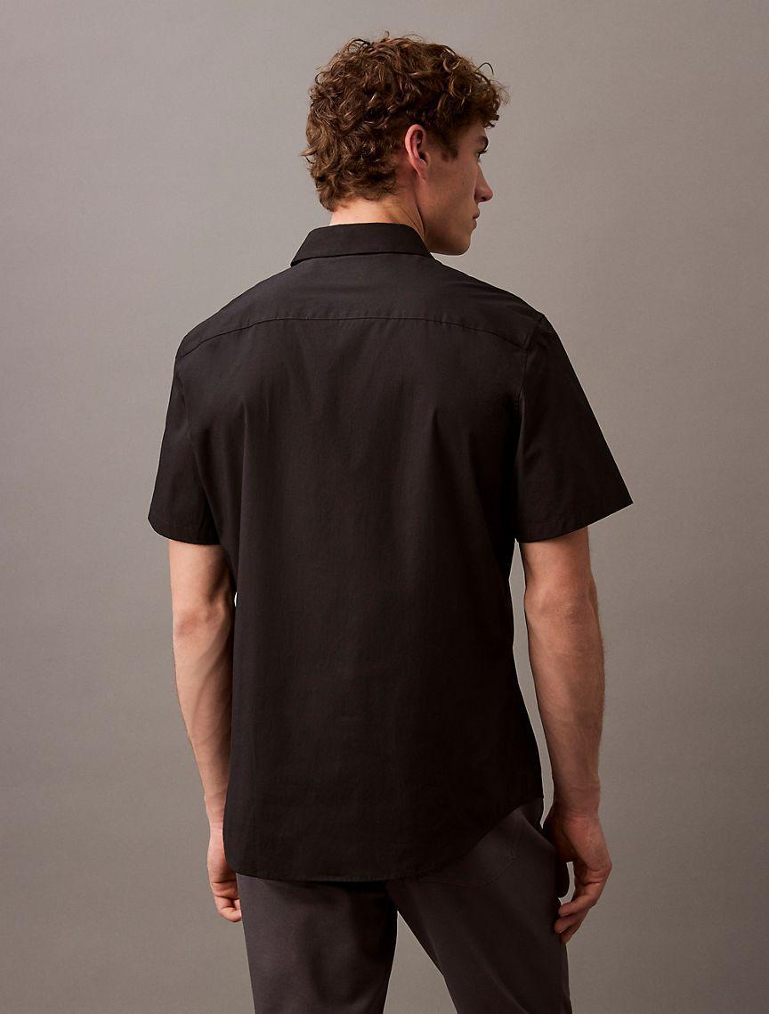 Cotton Stretch Slim Button-Down Shirt Product Image