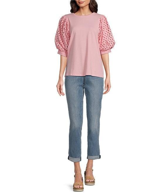 NYDJ Margot Rolled Cuff Girlfriend Jeans Product Image