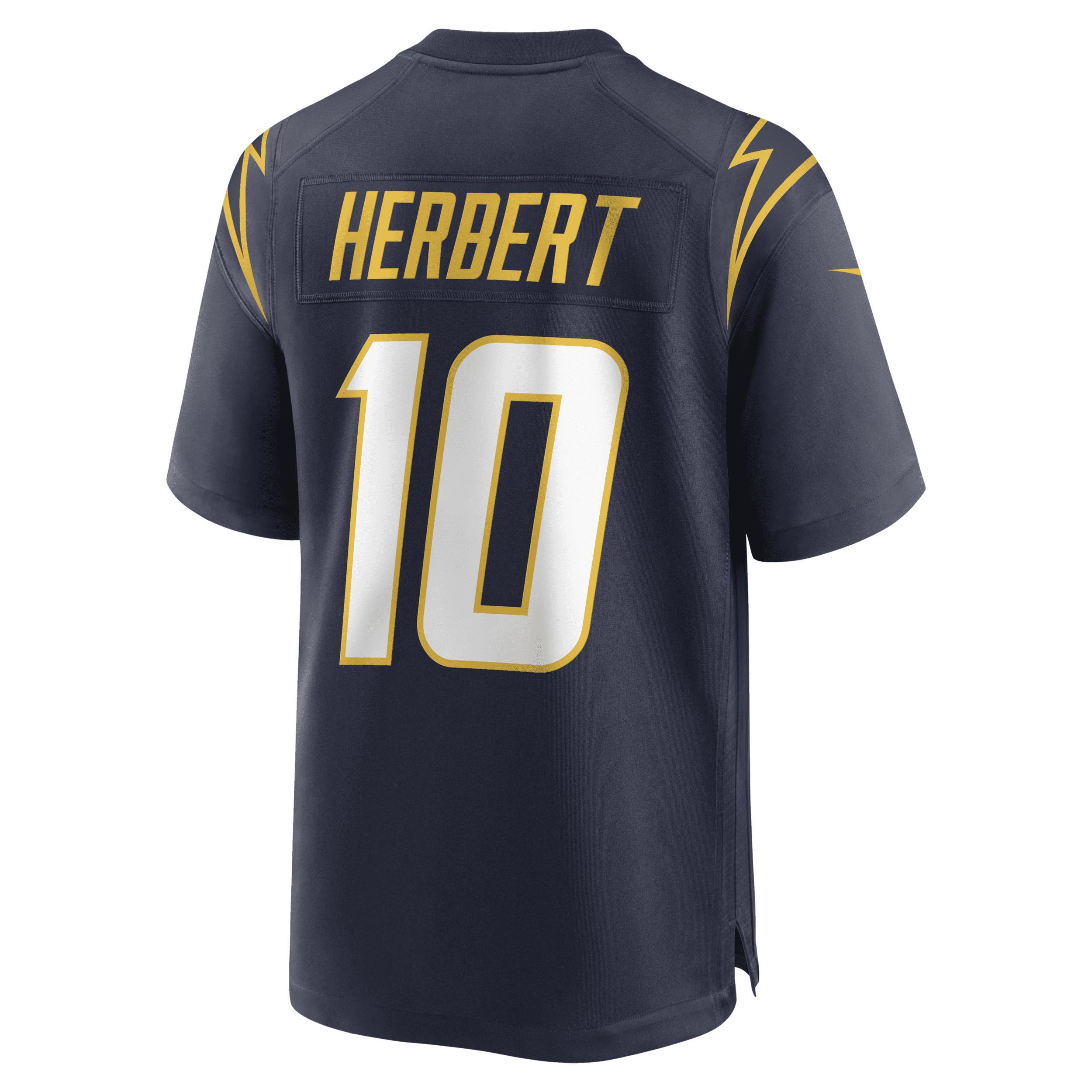 Men's Nike Justin Herbert Navy Los Angeles Chargers Alternate Game Jersey, Size: XL, Blue Product Image