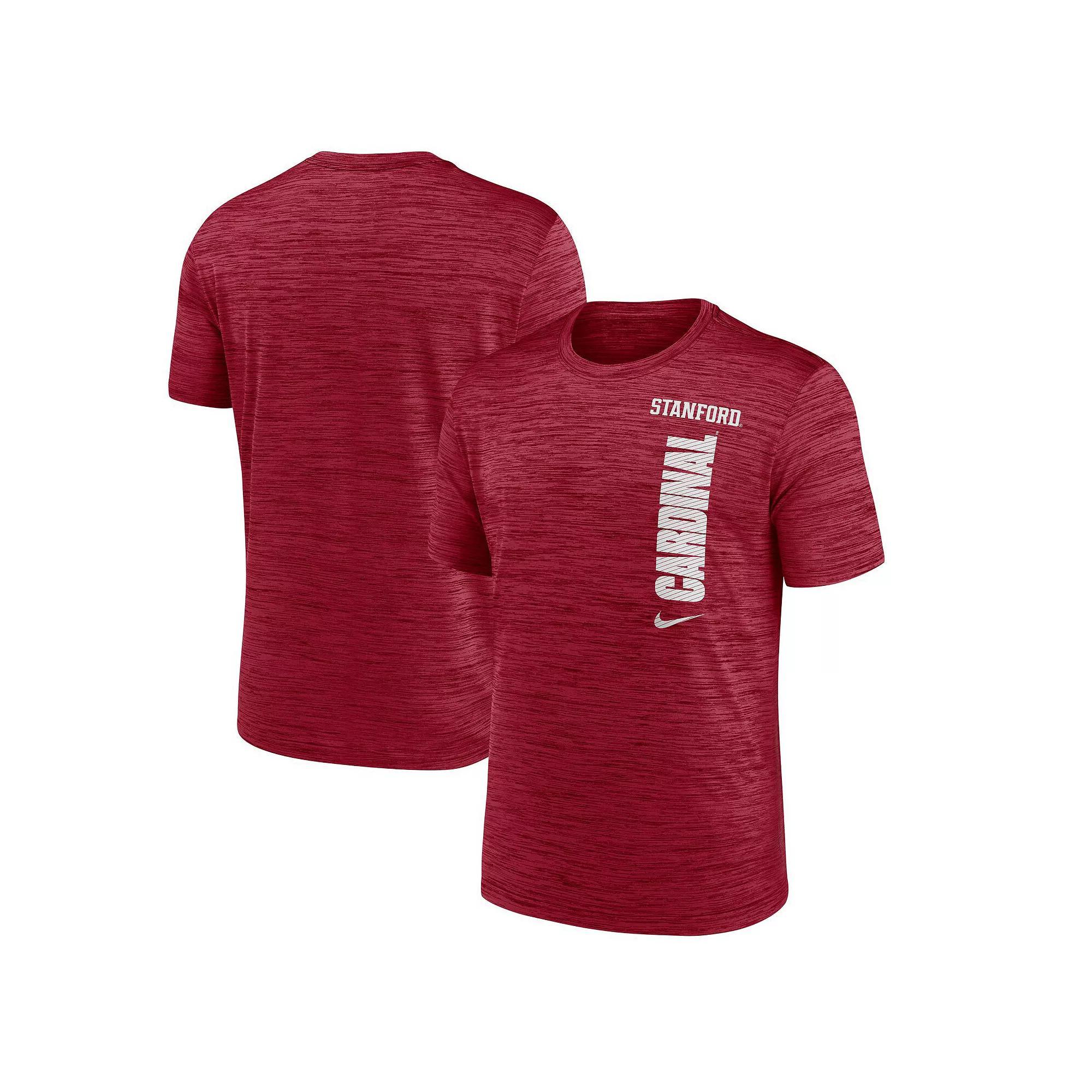 Men's Nike Cardinal Stanford Cardinal 2024 Sideline Velocity Performance T-Shirt, Size: 3XL, Red Product Image