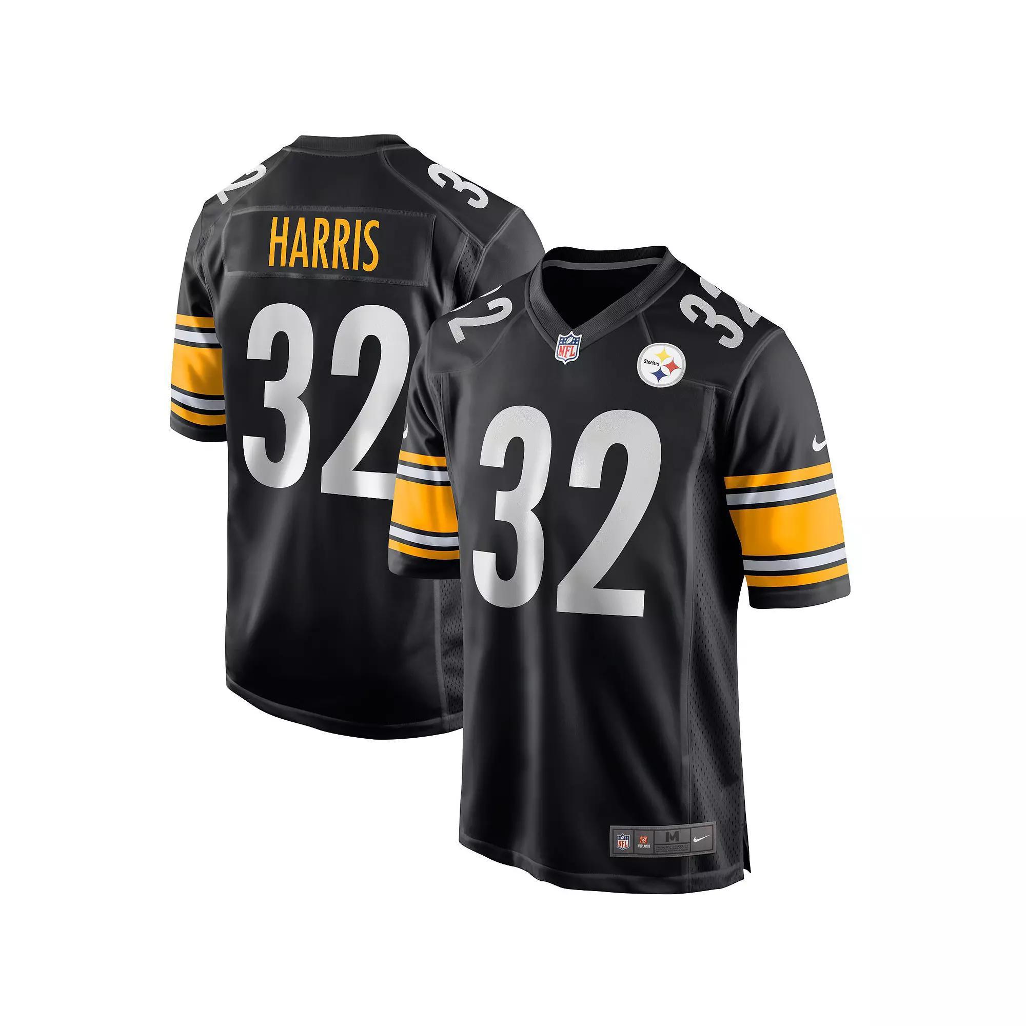Men's Nike Franco Harris Black Pittsburgh Steelers Game Retired Player Jersey, Size: XL Product Image