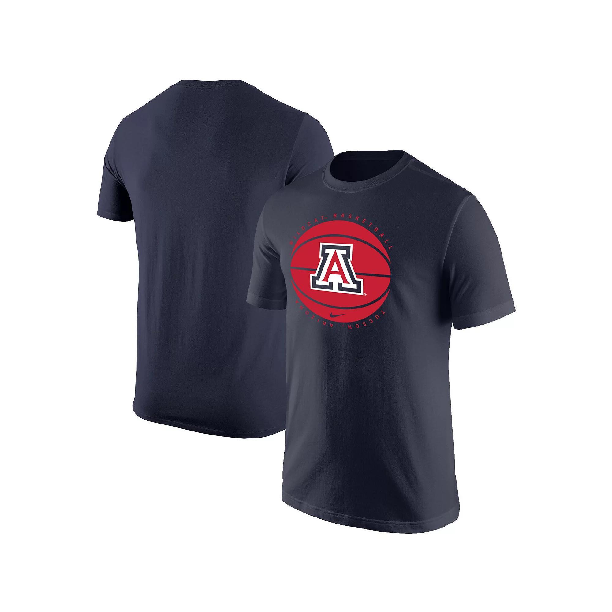 Men's Nike Navy Arizona Wildcats Basketball Team Issue T-Shirt, Size: Large, Blue Product Image